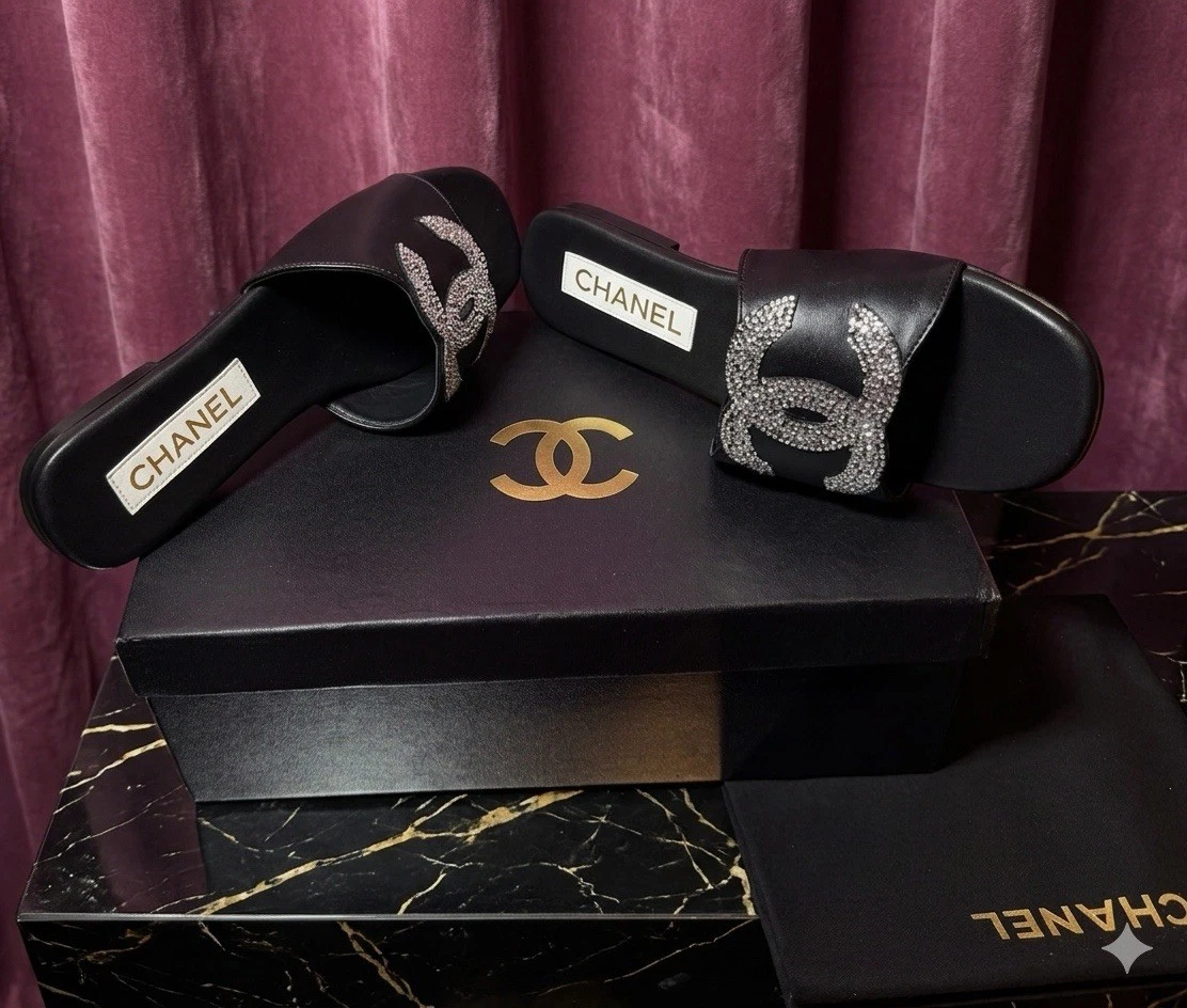 chanel logo sandals products for sale | eBay