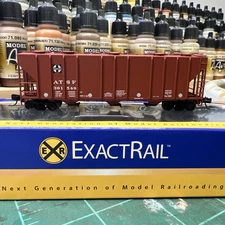 ExactRail N Scale  EN-50604-2 Santa Fe  PS 4000 Covered Hopper ATSF 301549