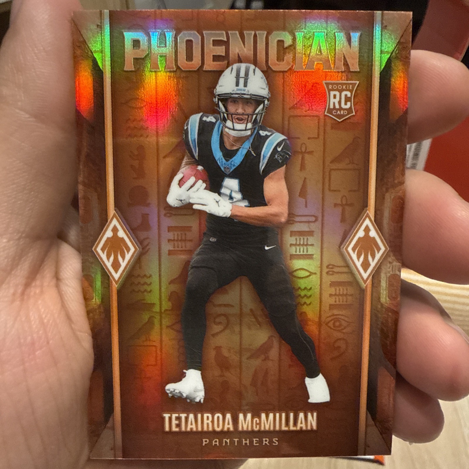 Panini 2025 Phoenix Phoenician Tetairoa McMillan Rookie #3 Panthers NFL