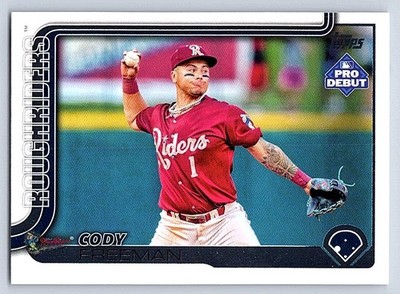 CODY FREEMAN ROUGHRIDERS  2025 TOPPS PRO DEBUT #PD-97
