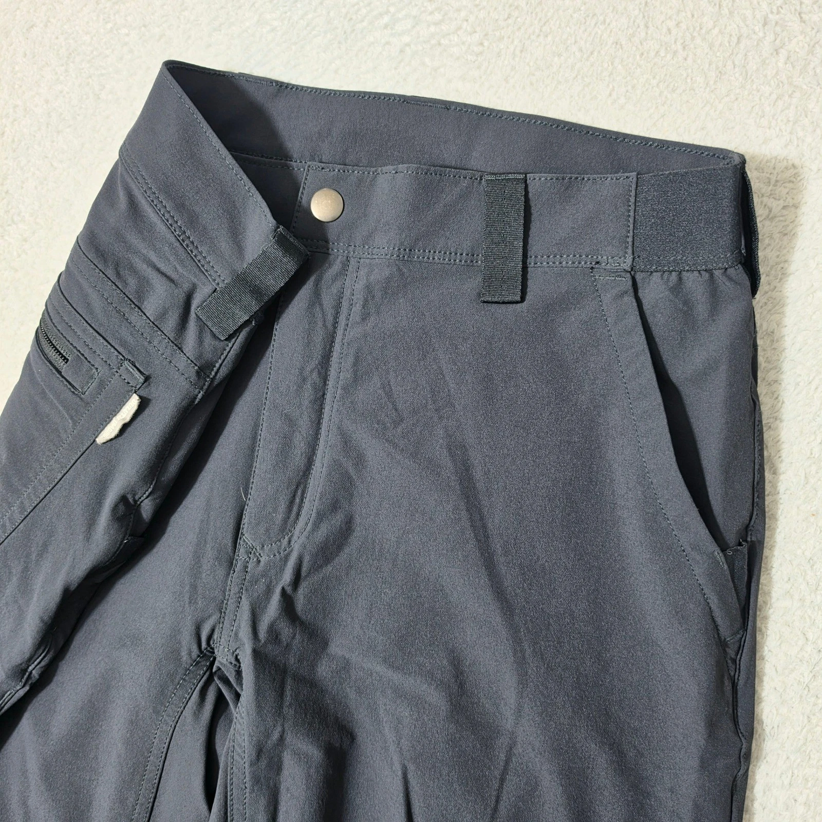 Duluth Trading Co Pants Mens 34/30 Black Nylon Stretch Standard Fit 23710