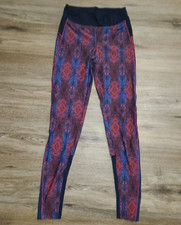 Track  Field size S Leggings Mesh leg Printed Blue Multicolor