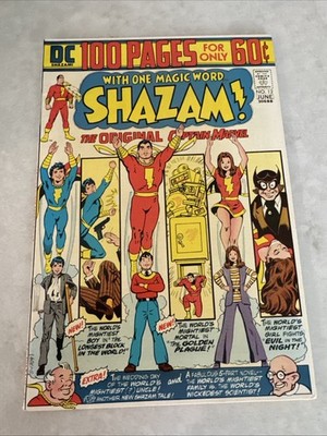 Vtg DC Shazam! No. 12 June 1973 100 Pages The Original Captain Marvel