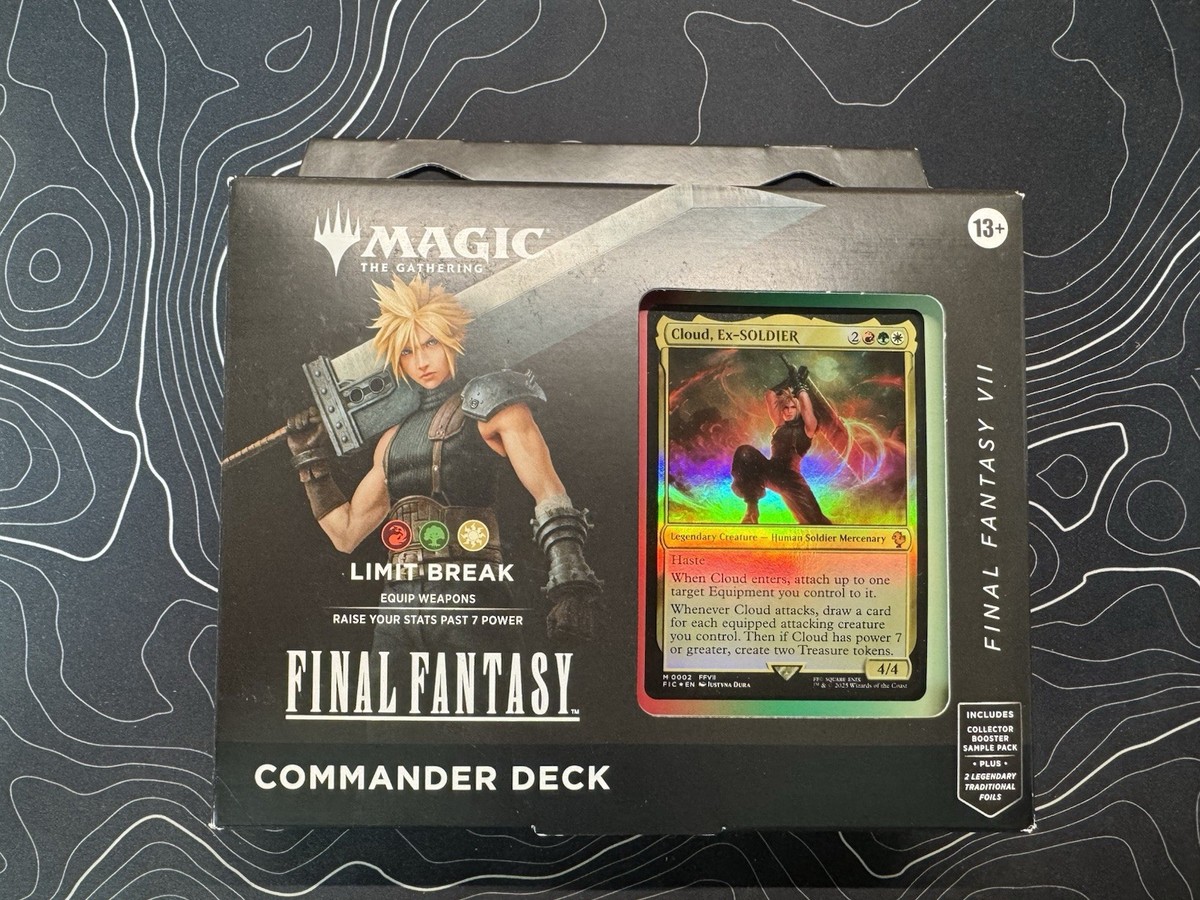 Magic the Gathering Final Fantasy Cloud Commander Deck