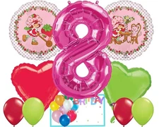 Anagram Strawberry Shortcake Birthday Balloons Party #8 - Officially Licensed