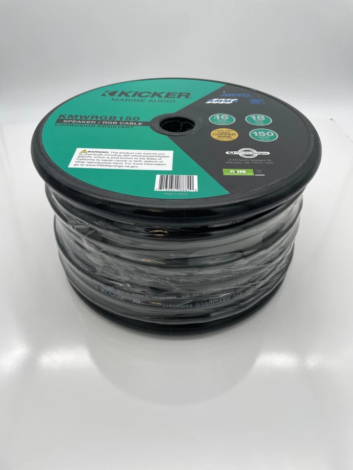 Kicker 46KMWRGB150 Marine 16awg Speaker Wire + LED Power in One Sold by The Foot - Image 4 of 4