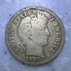 1897-O  Barber, Liberty Head, Morgan Dime 10c,  VG Nice Coin!!