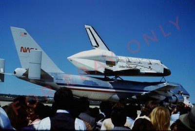 1979 SPACE SHUTTLE Columbia NASA Boeing 747 Carrier Aircraft KSC Vintage Photo