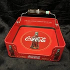 Vintage Coca Cola Metal Napkin Holder W/Bottle Handle