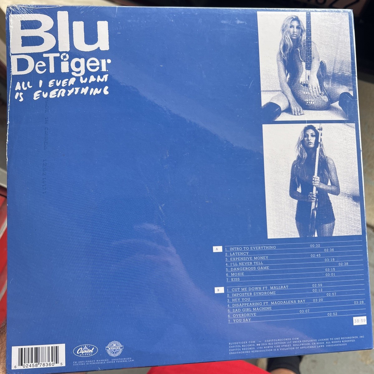 米LP Blu Detiger All I Ever Want Is Everything  00602458783605 Capitol Records /00260 Amazon.com: All I Ever Want Is Everything[Blue/White Marbled