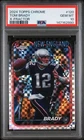 2024 Topps Chrome - Tom Brady #120 X-Fractor PSA 10 GOAT New England Patriots