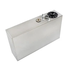 64L 17 Gallon Slim Aluminum Top-Feed race/drift Fuel Cell Gas Tank+Level Sender