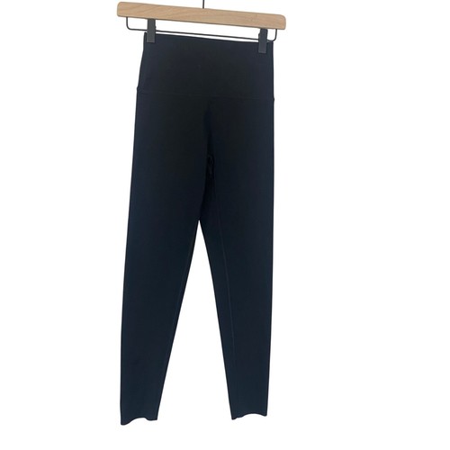 Aerie Offline Goals 7/8 Hi Rise Legging Black Yoga Athletic Running Sz S - Picture 2 of 11
