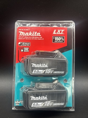 #ad #ad 2 Pack Makita BL1850B 2 18V LXT Lithium‑Ion 5.0Ah Battery $119.00