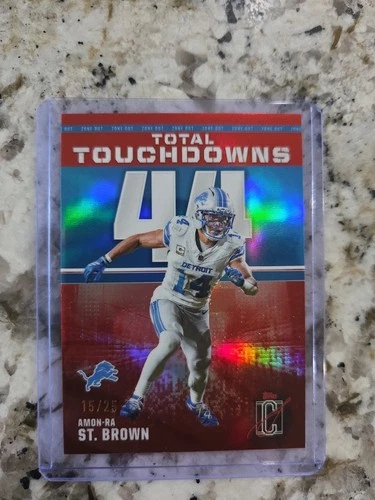 2025 Topps Signature Amon-Ra St. Brown Red (RAW)