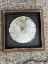 Vintage Airguide Barometer Weather Station Humidity Temperature Read Description