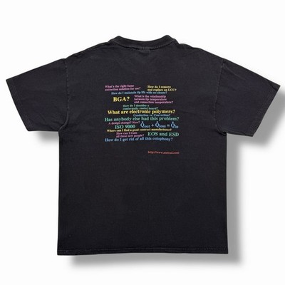 Vintage 90s Metcal Computer Software Tech T-Shirt Single Stitch Size Large USA