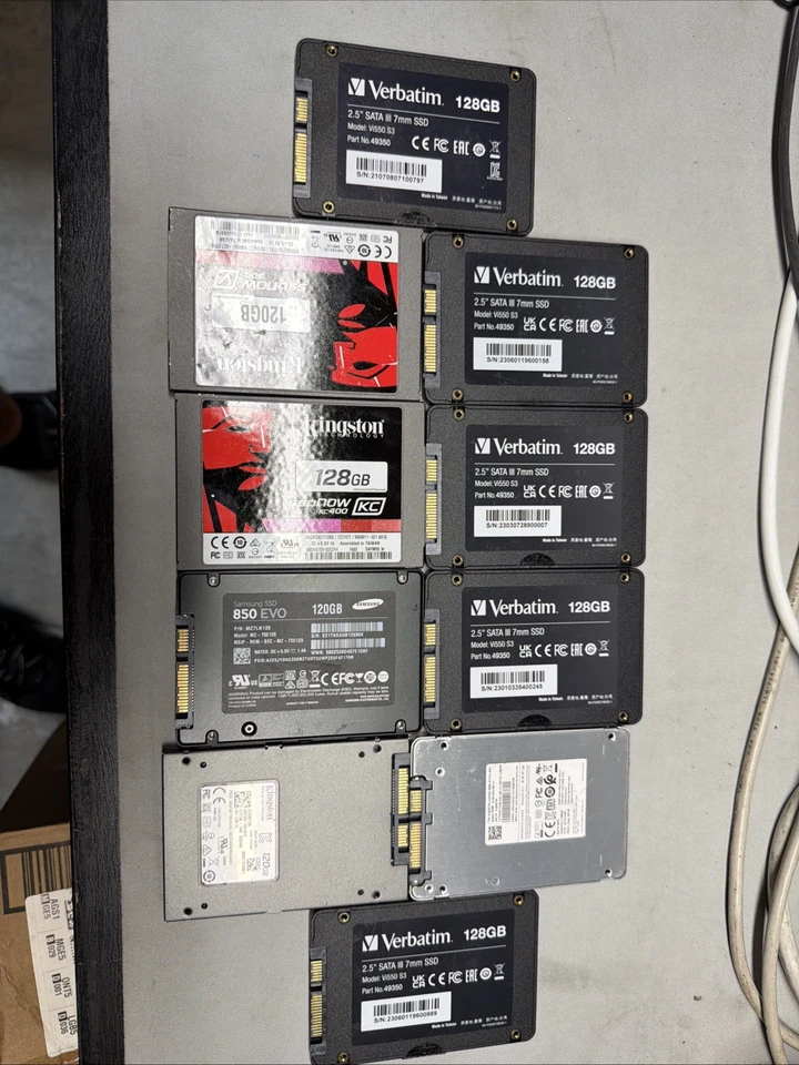 120GB / 128GB SATA 2.5'' SSD  – Mixed Brands, Randomly, 1pc - Image 2 of 4