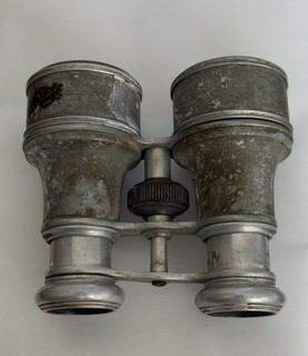 Antique Le Jockey Club Paris Binoculars Vintage Opera Field Glasses French Prop