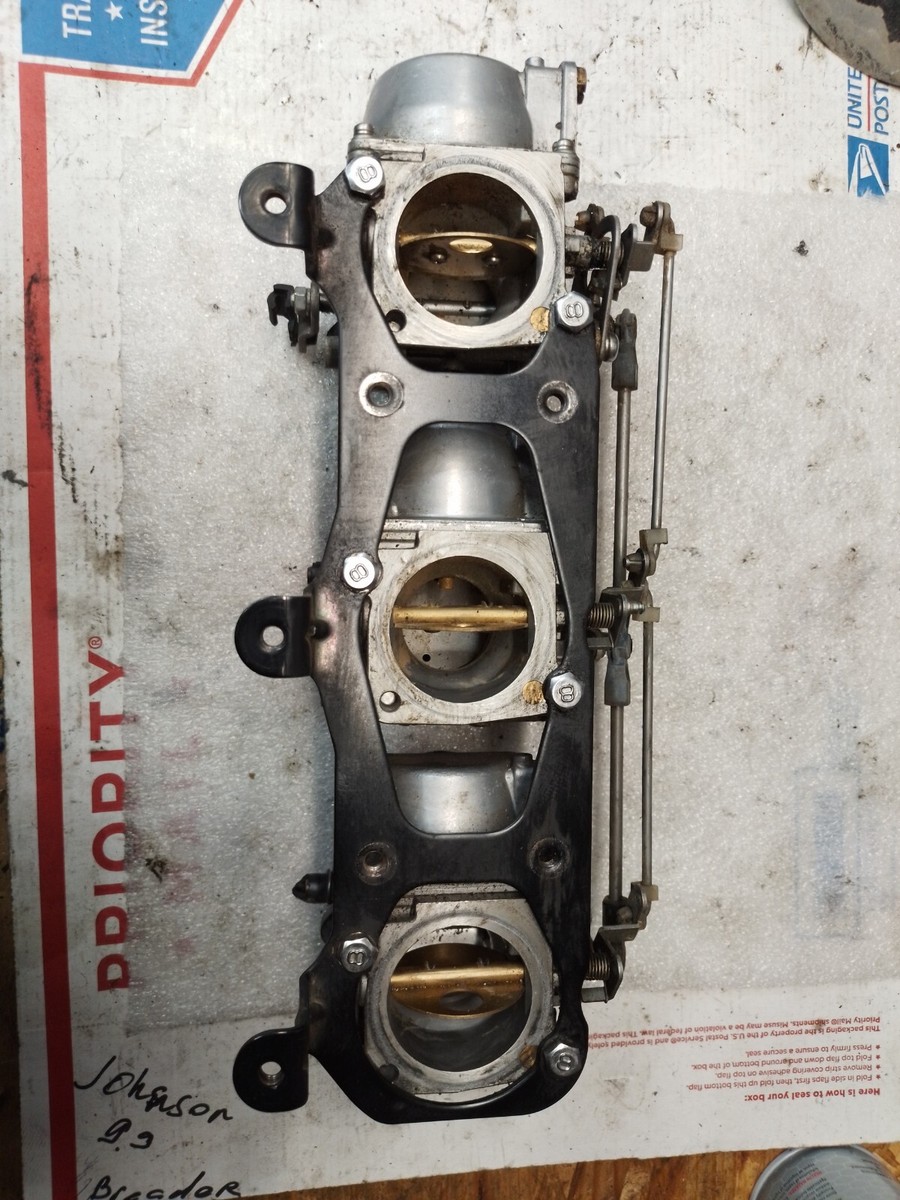Mariner Yamaha 40hp Outboard Carburetor set Keihin # 6E901
