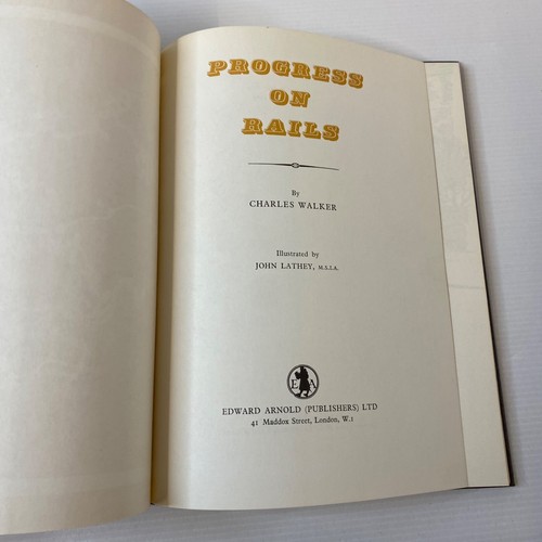 Progress On Rails by Charles Walker 1964 1st Ed. Vintage Hardcover Steam Trains - Picture 14 of 21