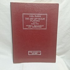Carl Flesch The Art Of Violin Playing Book Two
