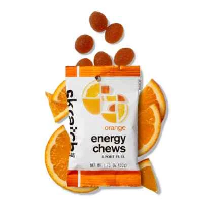 Skratch Labs Fruit Drops - Orange - 1 x 50g Pack - Vegan Energy Chews