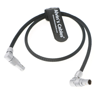 Power Cable for Red Komodo V Mount Battery Plate Rotatable 2 Pin Male to 2 Pin