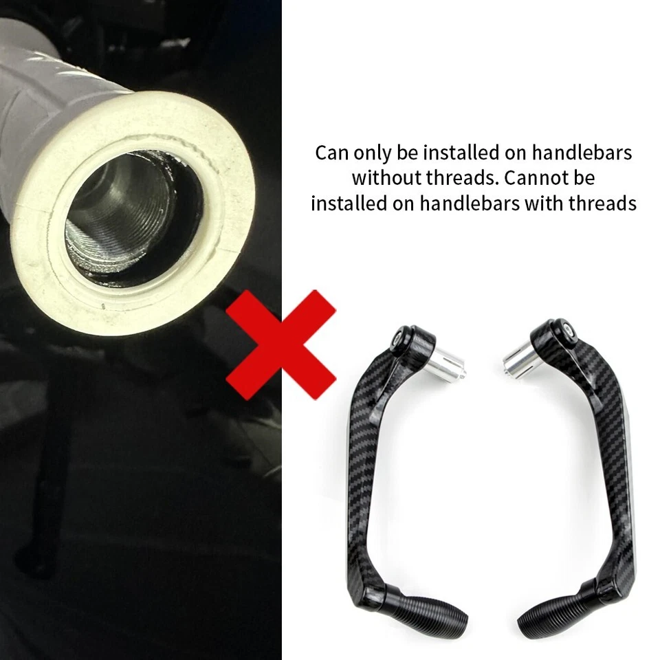 Fit For DUCATI 1098 R/S/RTB Handlebar Grip Brake Clutch Lever Guard Protector — 第 3/4 张图片