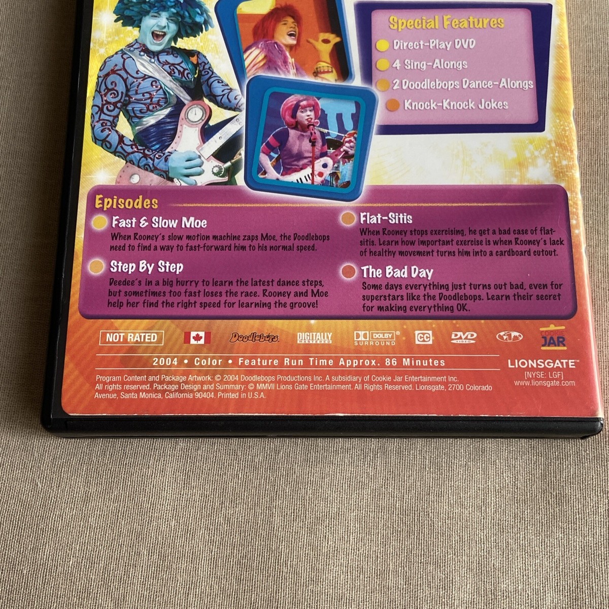 Get Up & Groove with The Doodlebops (DVD 2007 4 Eps