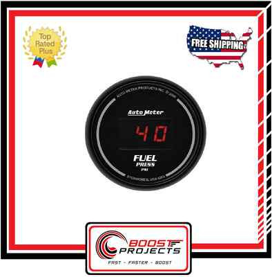 AutoMeter 5-100 PSI Sport-Comp Fuel Pressure Digital Series Gauge 6363