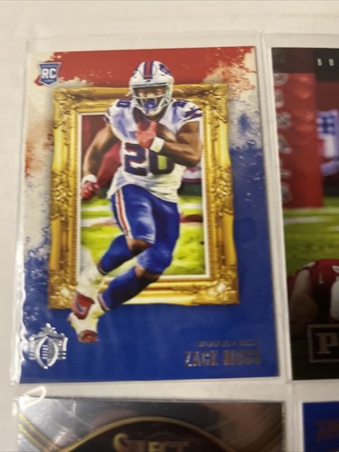 Zack Moss Rookie RC 4 Card Lot 2020 Panini Buffalo Bills Indianapolis Colts - Picture 3 of 6