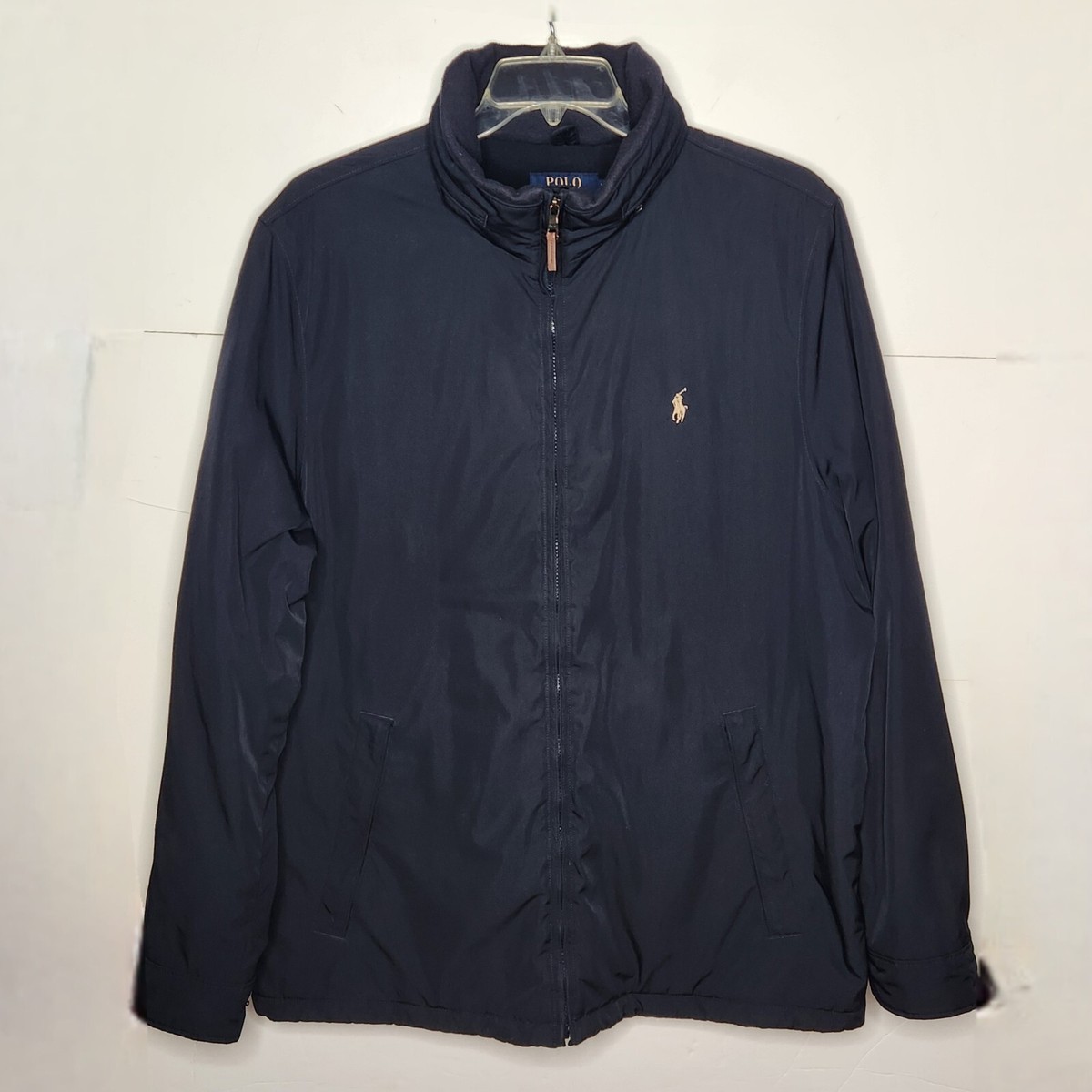 Polo by Ralph Lauren ネイビー ジャケット M Vintage Polo Ralph Lauren Jacket Mens XLT Fleece Lined