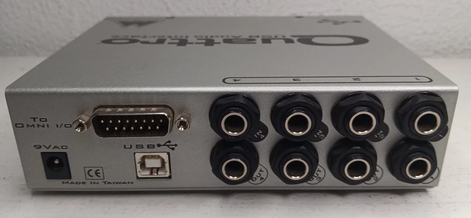 M-Audio Quattro USB Audio Interface Excellent Condition WORKS!  (Device Only) - Image 3 of 4