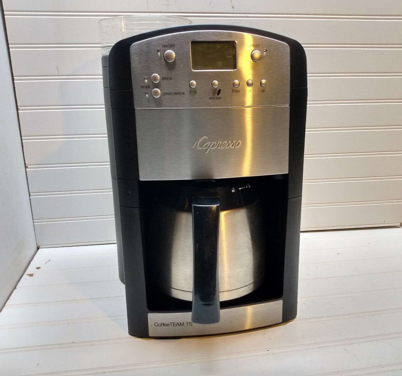 Burr Grinder Stainless Drip Machine Thermal Carafe 465