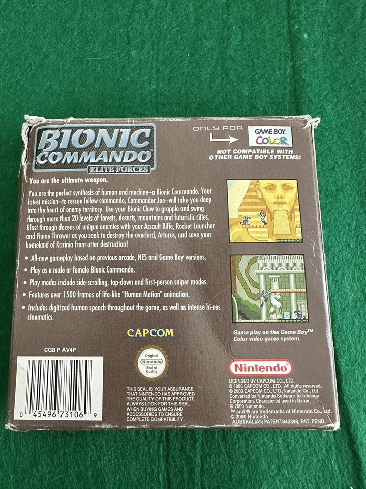 Nintendo Game Boy Color - Bionic Commando Complete In Box - Image 3 of 4