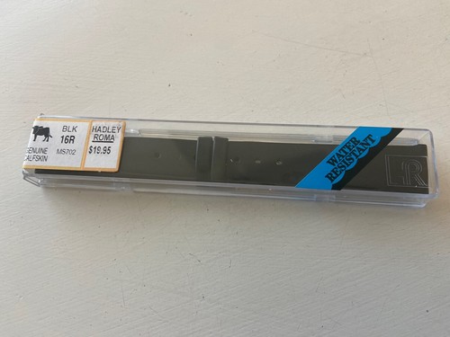 Hadley Roma Genuine Calfskin 16mm Watch Wristband New