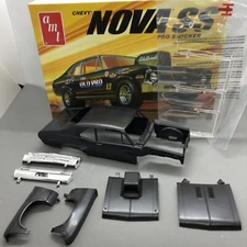 Chevy Nova SS HARD BODY W Glass PRO & Stock AMT1:25 LBR Model Parts Slot Car?