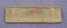 Vintage Tiffany Studios Bronze Art Letter Tray - Free Shipping USA