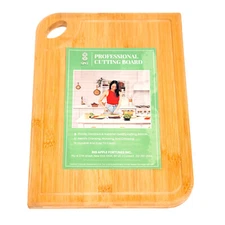 SINT Bamboo Wooden Chopping Board for Kitchen – Cutting & Serving Board