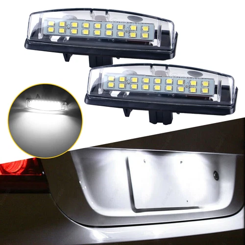 2x AUXITO LED License Plate Light Tag Lamp Assembly For 2002-2011 Toyota Camry