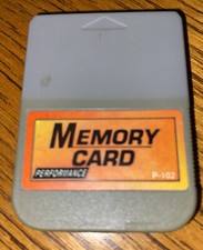 Memory Card by Performance for Playstation 1 PS1