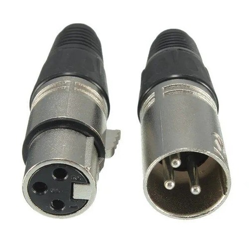 Connettori del cavo audio XLR del microfono maschio e femmina 3 pin | eBay