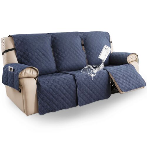 Waterproof non-slip sofa cover recliner 3 seats, furniture protection decoration - Picture 67 of 94