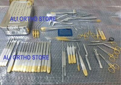 Rhinoplasty instruments German Nose & Plastic Surgery instruments Set of 50 PCS