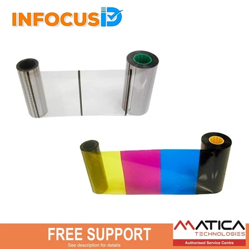 Matica XID8100 SRT Ribbon Set YMCK PR000809 & Film PR000839 1000 Prints