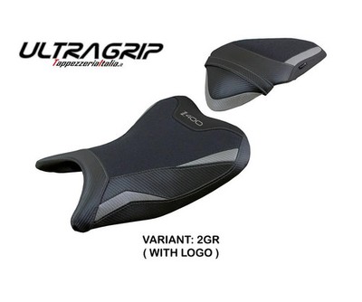 Seat cover Aragona Ultragrip Black BL Tpz compatible KAWASAKI Z 400 2018 2023