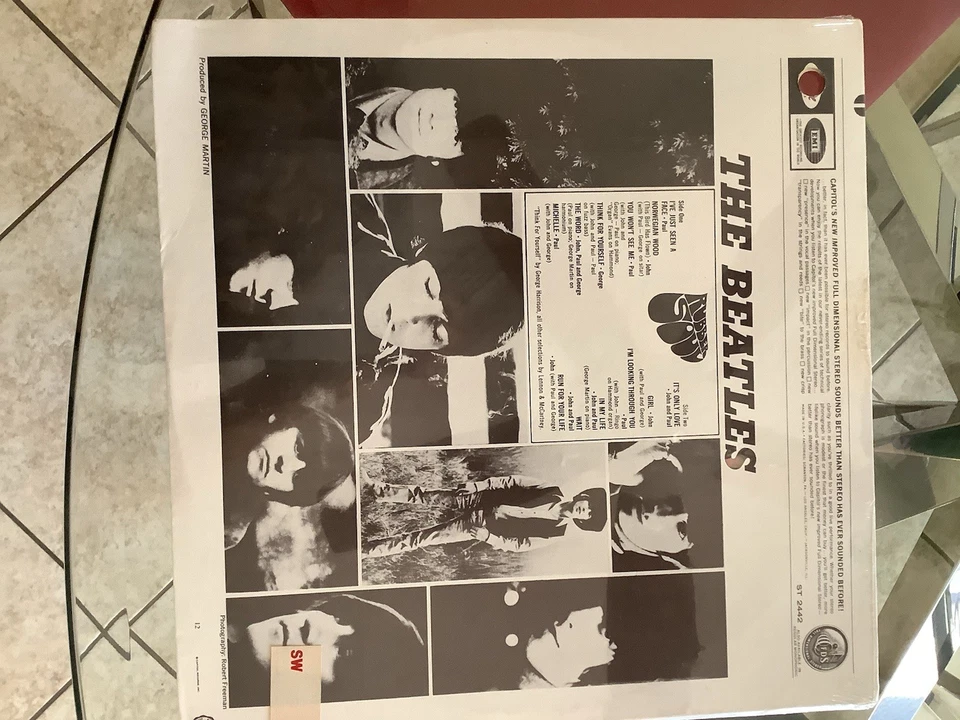The Beatles - Rubber Soul (LP) Apple Records ST-2442 In Shrink Wrap *MINT VINYL* - Image 3 of 4