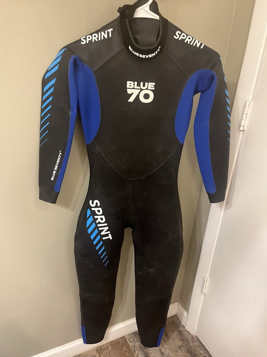 BlueSeventy Sprint women's Wetsuit Black Blue Triathlon Swimming