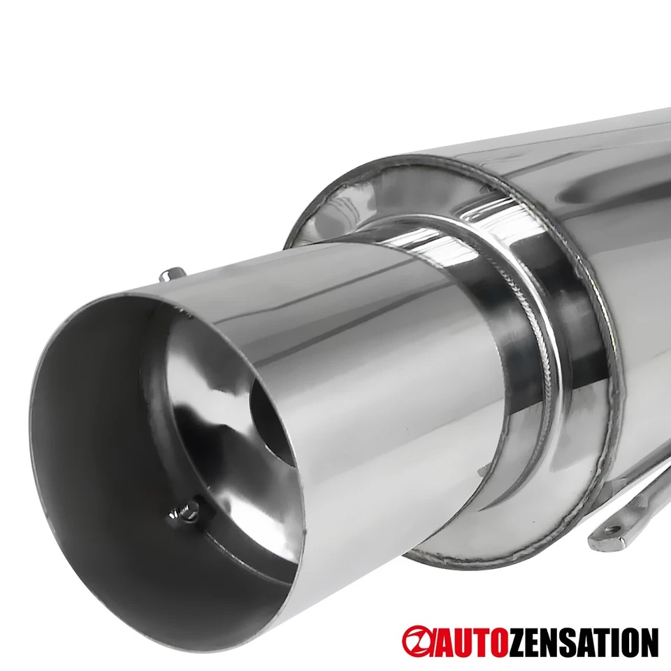 Fit 95-99 Mitsubishi Eclipse GST 2.0L Turbo SS Catback Exhaust Muffler System - Imagem 2 de 4
